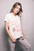80's style Retro FEATHER HEARTS PISTOL Vintage White Graphic Tee